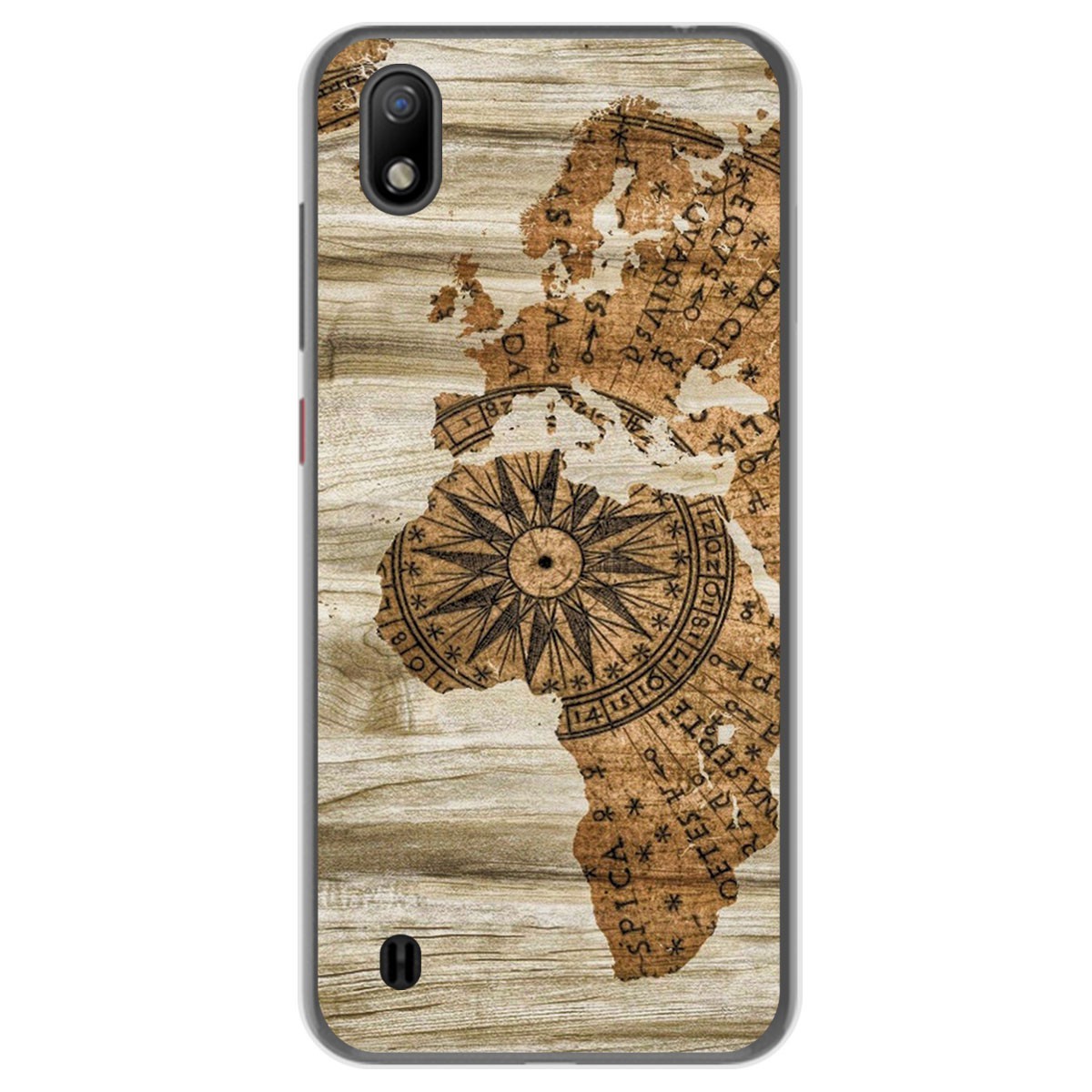 Funda Gel Tpu para ZTE Blade A7 (2019) diseño Madera 07 Dibujos