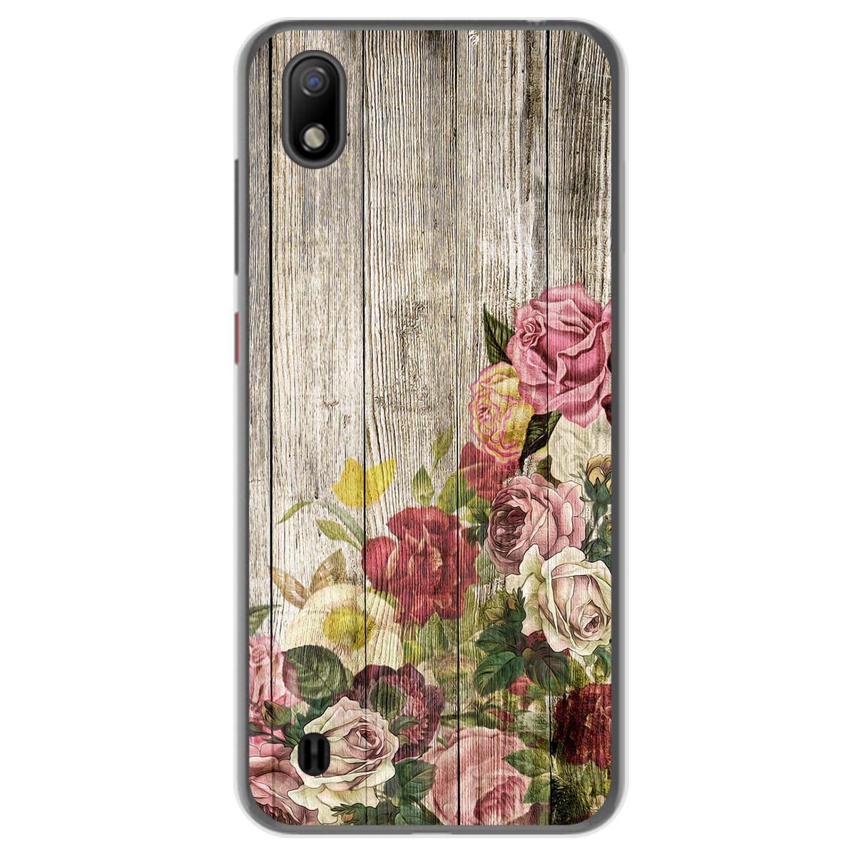 Funda Gel Tpu para ZTE Blade A7 (2019) diseño Madera 08 Dibujos