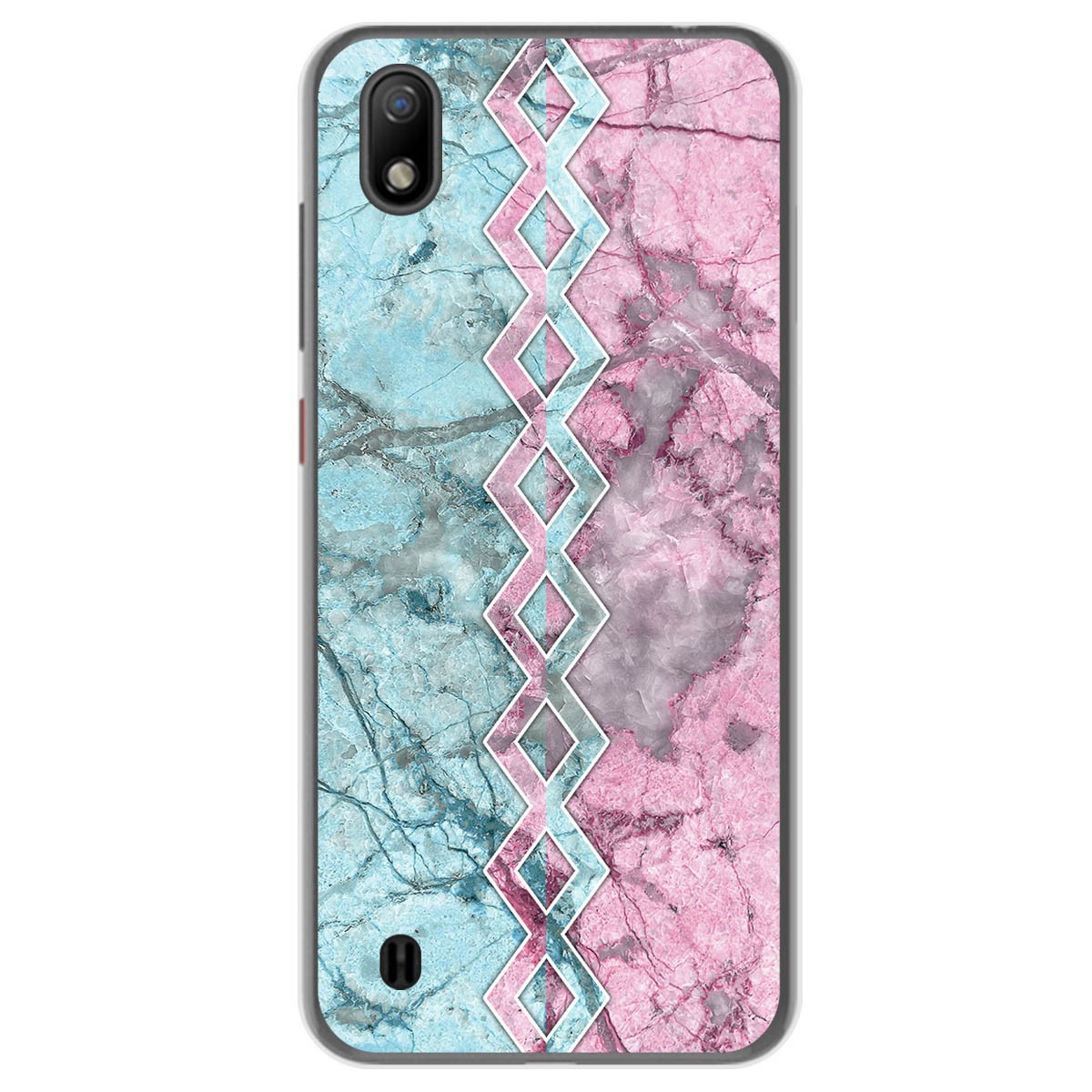 Funda Gel Tpu para ZTE Blade A7 (2019) diseño Mármol 08 Dibujos