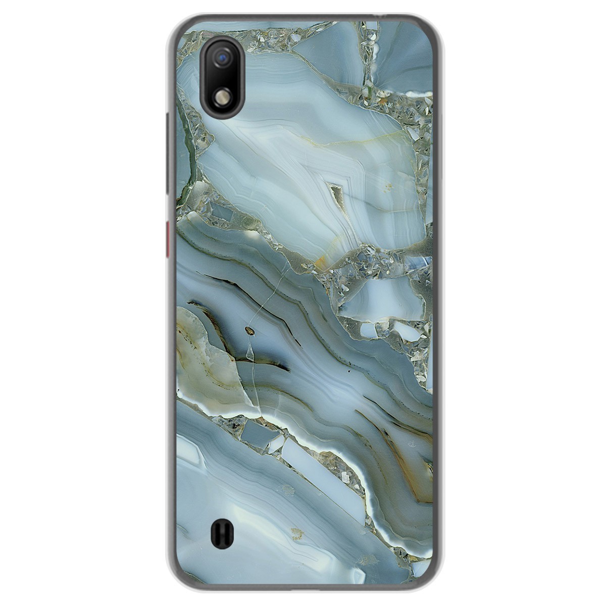 Funda Gel Tpu para ZTE Blade A7 (2019) diseño Mármol 09 Dibujos