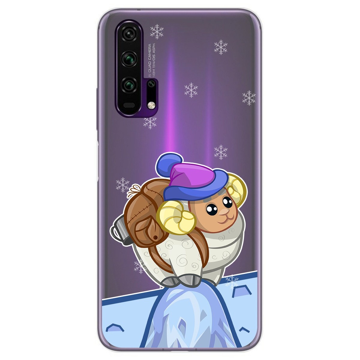 Funda Gel Transparente para Huawei Honor 20 Pro diseño Cabra Dibujos