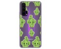 Funda Gel Transparente para Huawei Honor 20 Pro diseño Cactus Dibujos
