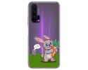 Funda Gel Transparente para Huawei Honor 20 Pro diseño Conejo Dibujos