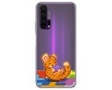 Funda Gel Transparente para Huawei Honor 20 Pro diseño Leopardo Dibujos