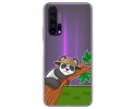 Funda Gel Transparente para Huawei Honor 20 Pro diseño Panda Dibujos