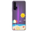 Funda Gel Transparente para Huawei Honor 20 Pro diseño Playa Dibujos