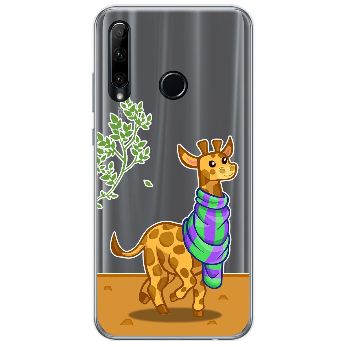 Funda Gel Transparente para Huawei Honor 20 Lite diseño Jirafa Dibujos