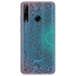 Funda Gel Transparente para Huawei Honor 20 Lite diseño Mandala Dibujos