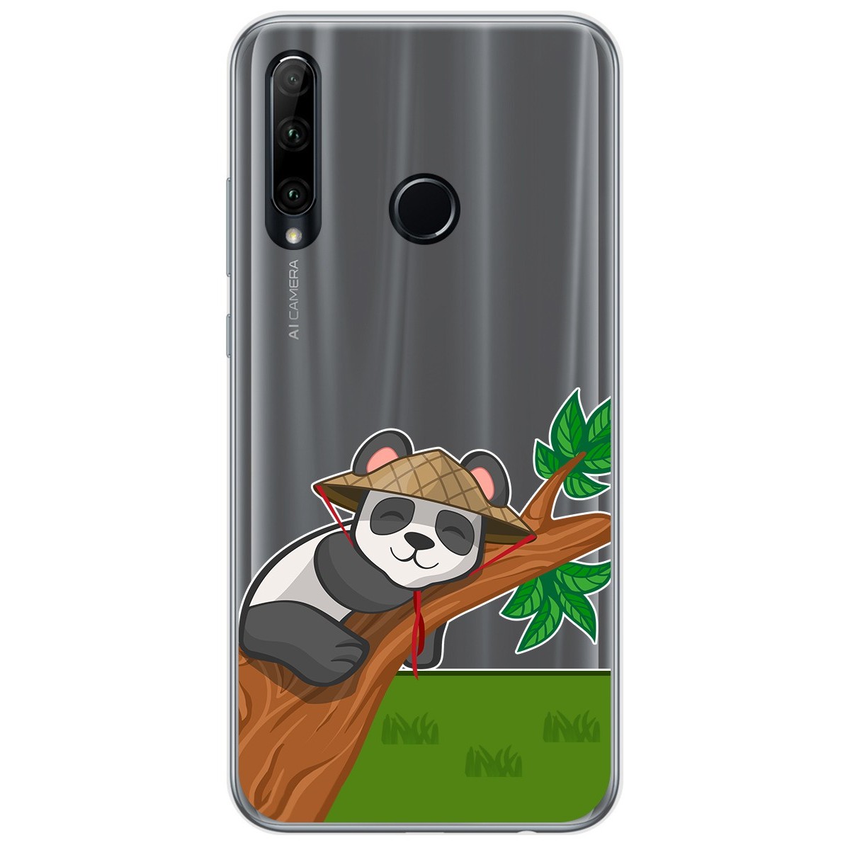 Funda Gel Transparente para Huawei Honor 20 Lite diseño Panda Dibujos