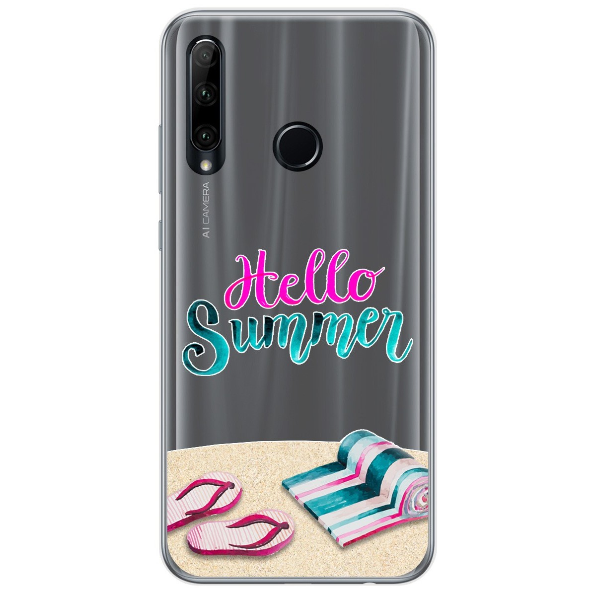 Funda Gel Transparente para Huawei Honor 20 Lite diseño Summer Dibujos