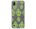 Funda Gel Transparente para ZTE Blade A7 (2019) diseño Cactus Dibujos