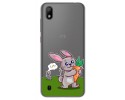 Funda Gel Transparente para ZTE Blade A7 (2019) diseño Conejo Dibujos