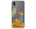 Funda Gel Transparente para ZTE Blade A7 (2019) diseño Jirafa Dibujos