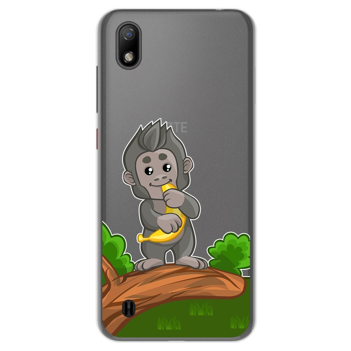 Funda Gel Transparente para ZTE Blade A7 (2019) diseño Mono Dibujos
