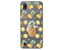 Funda Gel Transparente para ZTE Blade A7 (2019) diseño Piña Dibujos