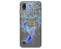 Funda Gel Transparente para ZTE Blade A7 (2019) diseño Plumas Dibujos