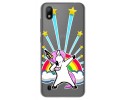 Funda Gel Transparente para ZTE Blade A7 (2019) diseño Unicornio Dibujos