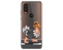 Funda Gel Transparente para Motorola One Vision diseño Avestruz Dibujos