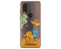 Funda Gel Transparente para Motorola One Vision diseño Jirafa Dibujos