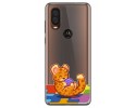 Funda Gel Transparente para Motorola One Vision diseño Leopardo Dibujos