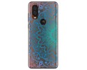 Funda Gel Transparente para Motorola One Vision diseño Mandala Dibujos
