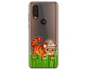 Funda Gel Transparente para Motorola One Vision diseño Tigre Dibujos