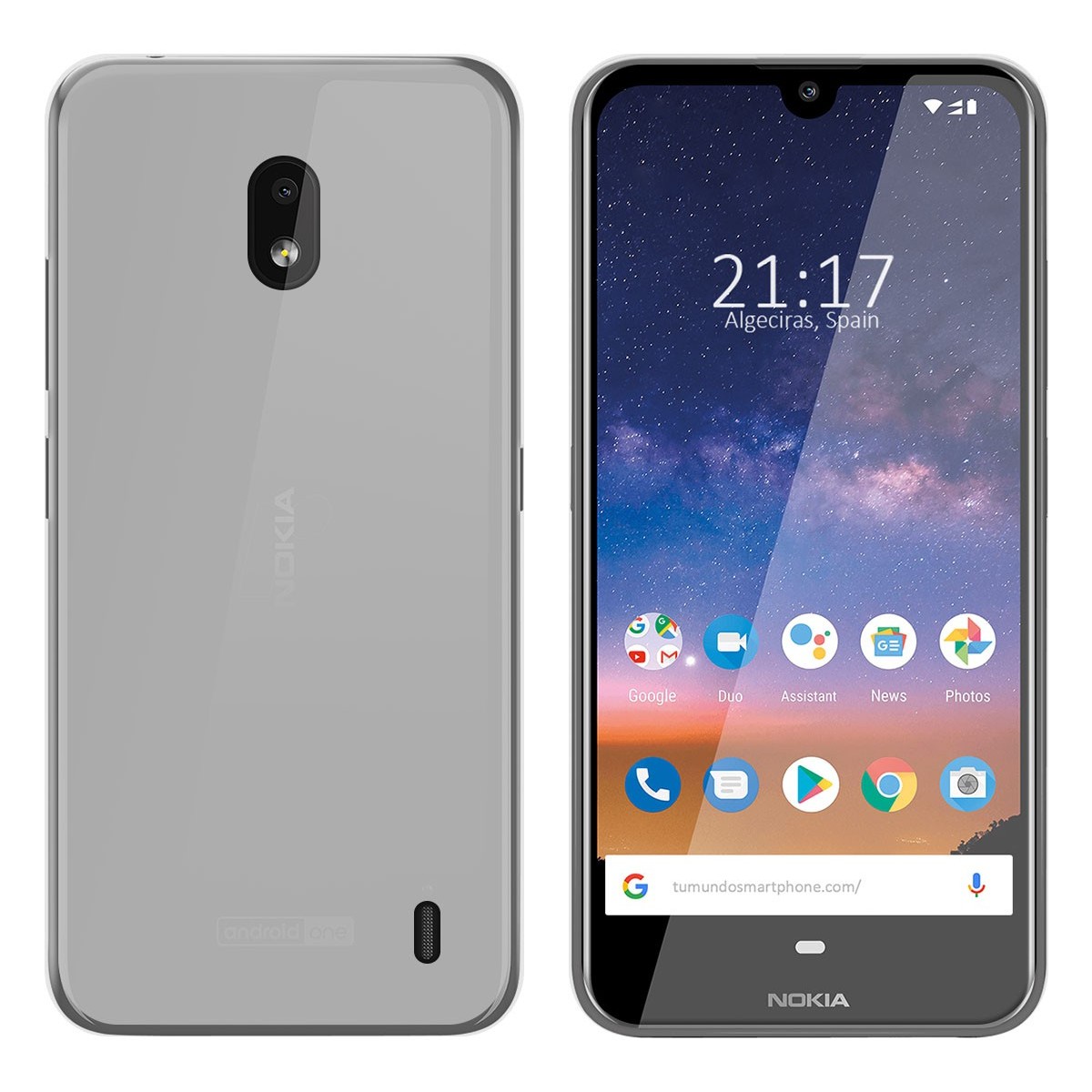 Funda Gel Tpu para Nokia 2.2 Color Transparente