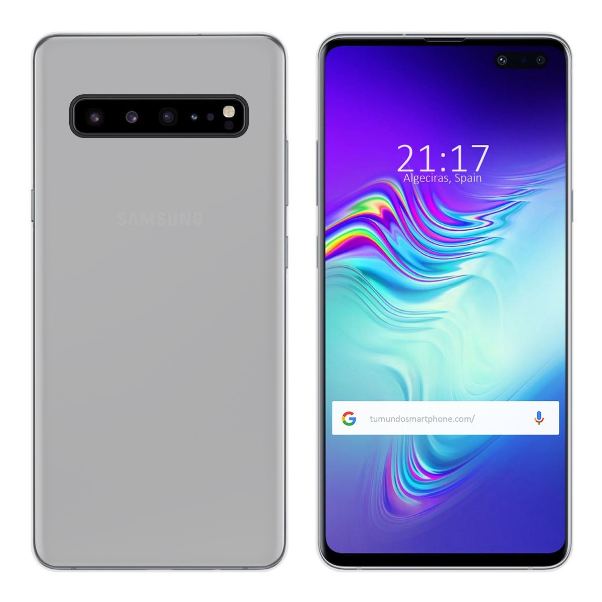 Funda Gel Tpu para Samsung Galaxy S10 5G Color Transparente