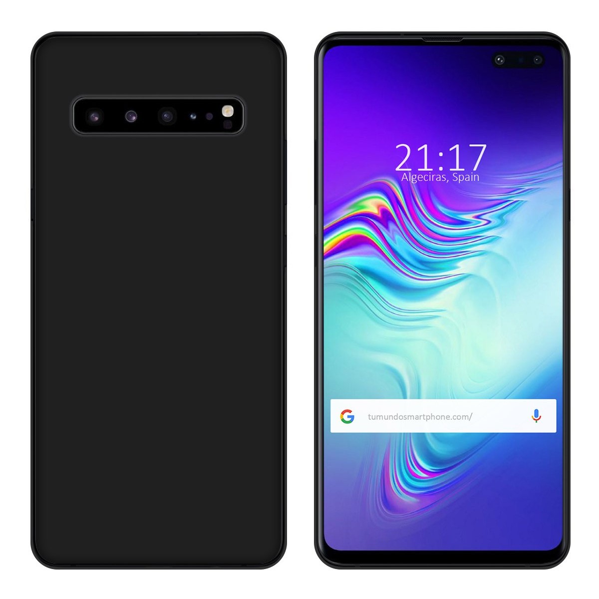 Funda Gel Tpu para Samsung Galaxy S10 5G Color Negra