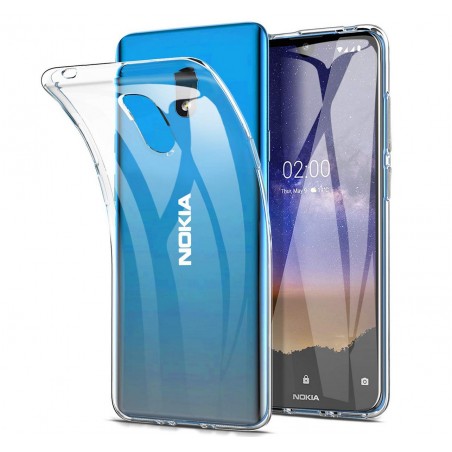 Funda Gel Tpu Fina Ultra-Thin 0,5mm Transparente para Nokia 2.2