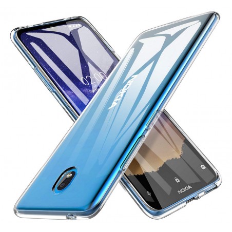 Funda Gel Tpu Fina Ultra-Thin 0,5mm Transparente para Nokia 2.2