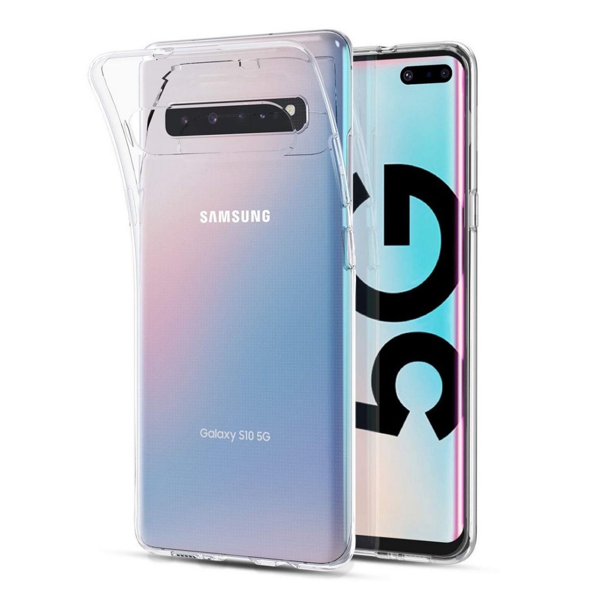 Funda Gel Tpu Fina Ultra-Thin 0,5mm Transparente para Samsung Galaxy S10 5G