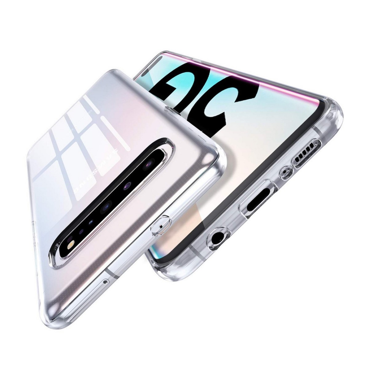 Funda Gel Tpu Fina Ultra-Thin 0,5mm Transparente para Samsung Galaxy S10 5G
