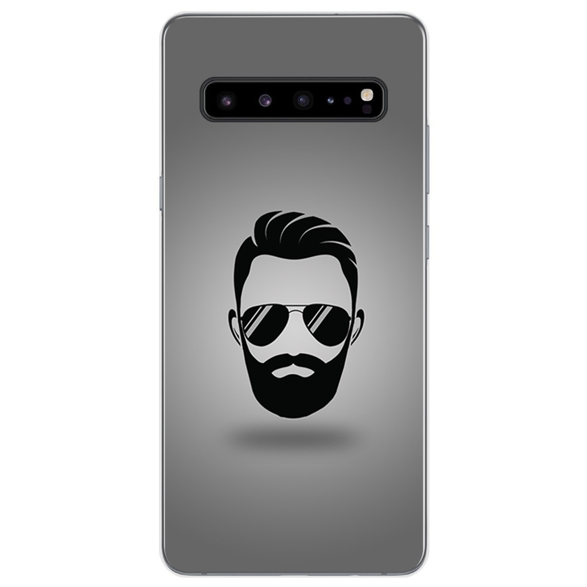 Funda Gel Tpu para Samsung Galaxy S10 5G diseño Barba Dibujos