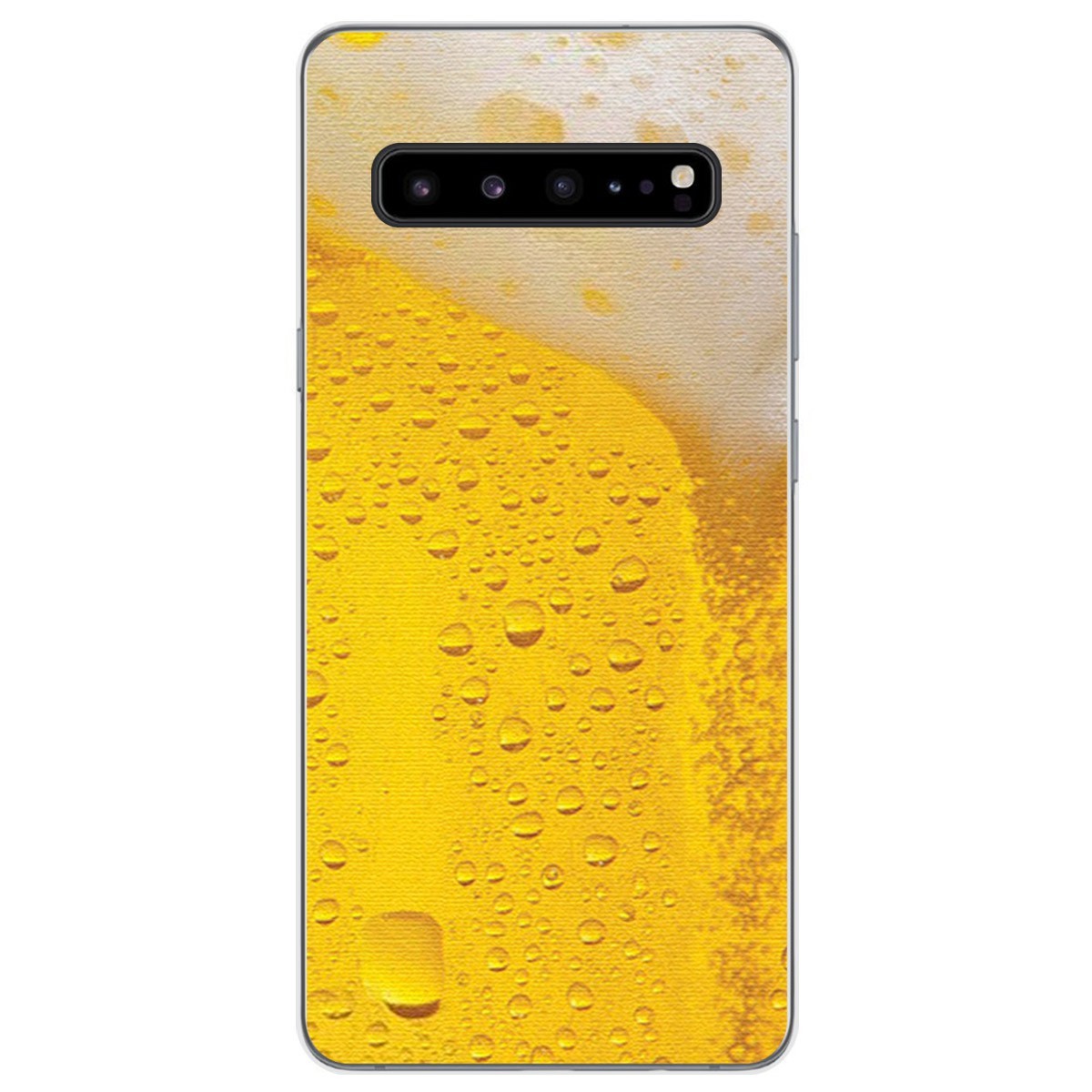 Funda Gel Tpu para Samsung Galaxy S10 5G diseño Cerveza Dibujos