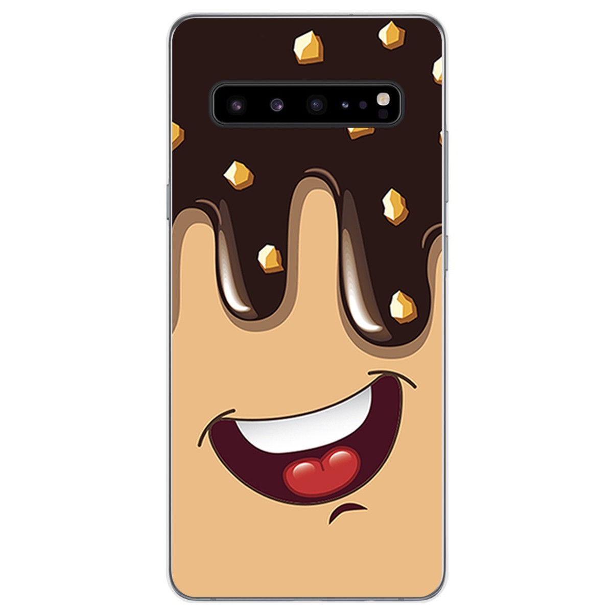 Funda Gel Tpu para Samsung Galaxy S10 5G diseño Helado Chocolate Dibujos