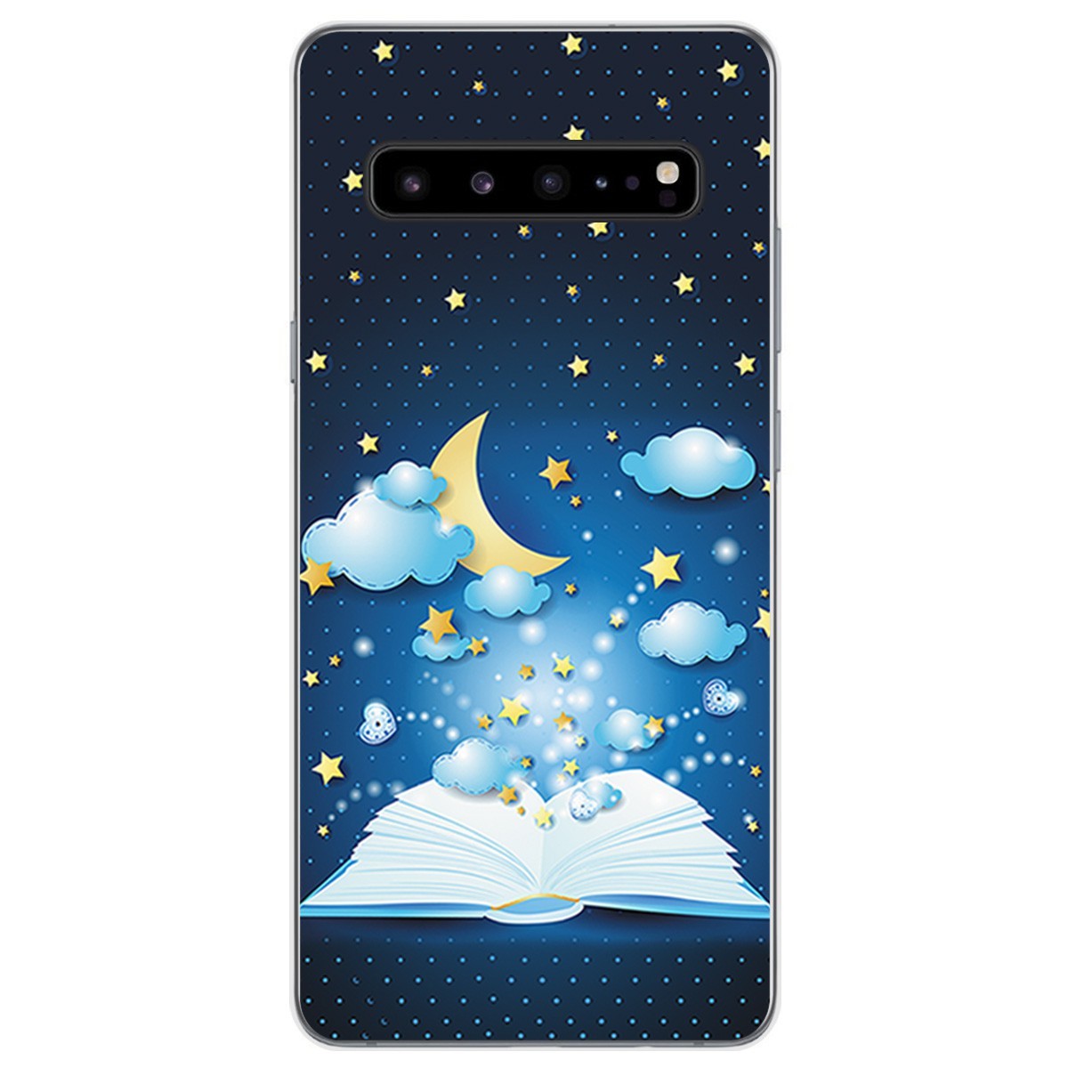Funda Gel Tpu para Samsung Galaxy S10 5G diseño Libro Cuentos Dibujos