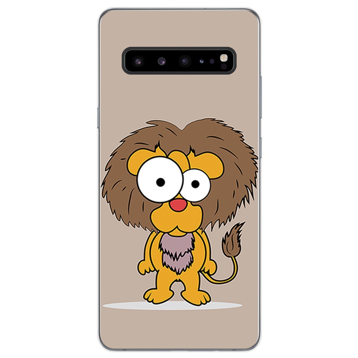 Funda Gel Tpu para Samsung Galaxy S10 5G diseño Leon Dibujos