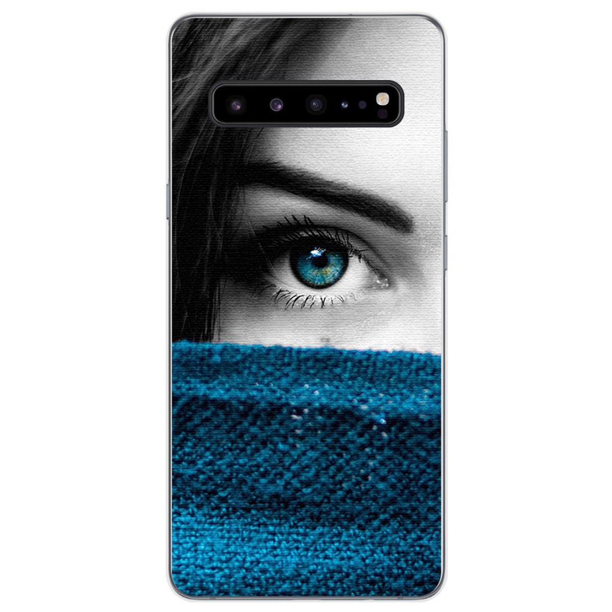 Funda Gel Tpu para Samsung Galaxy S10 5G diseño Ojo Dibujos