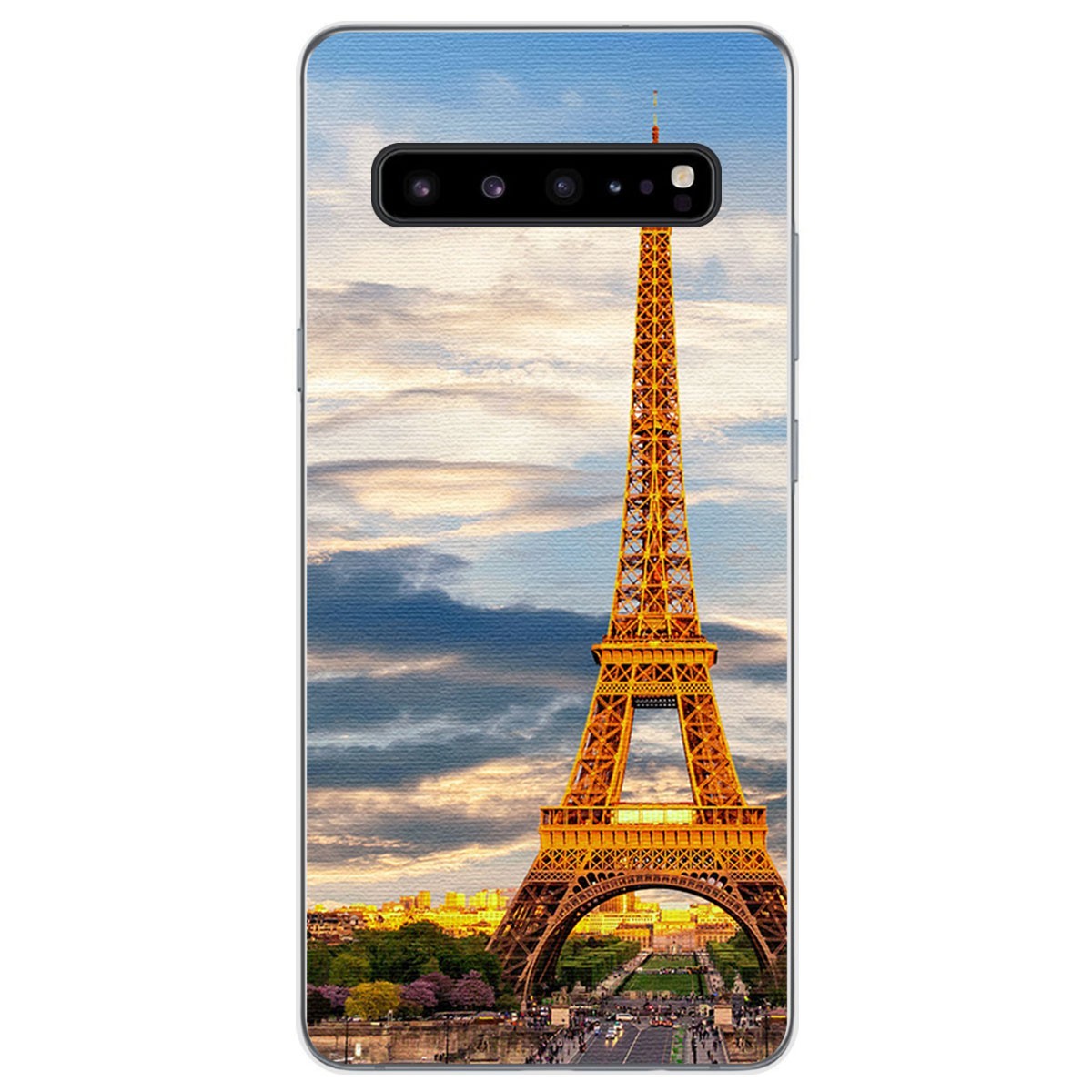 Funda Gel Tpu para Samsung Galaxy S10 5G diseño Paris Dibujos