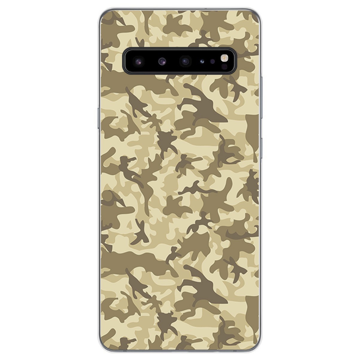 Funda Gel Tpu para Samsung Galaxy S10 5G diseño Sand Camuflaje Dibujos