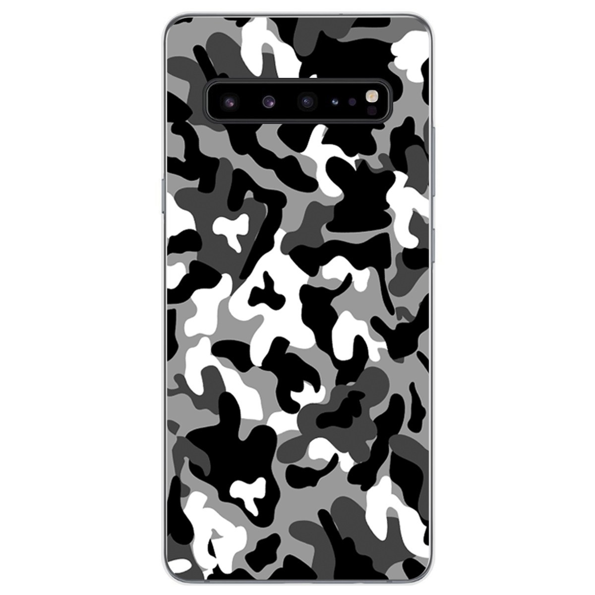 Funda Gel Tpu para Samsung Galaxy S10 5G diseño Snow Camuflaje Dibujos