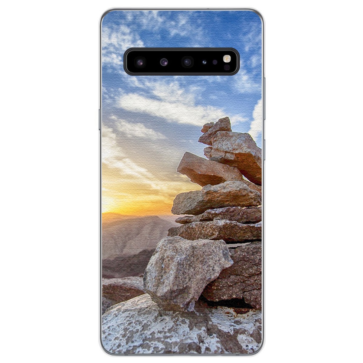 Funda Gel Tpu para Samsung Galaxy S10 5G diseño Sunset Dibujos