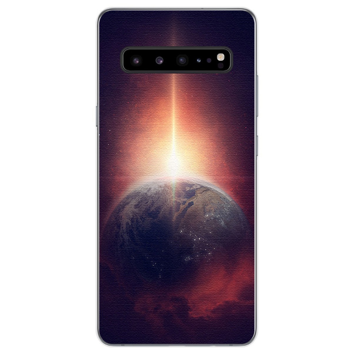 Funda Gel Tpu para Samsung Galaxy S10 5G diseño Tierra Dibujos