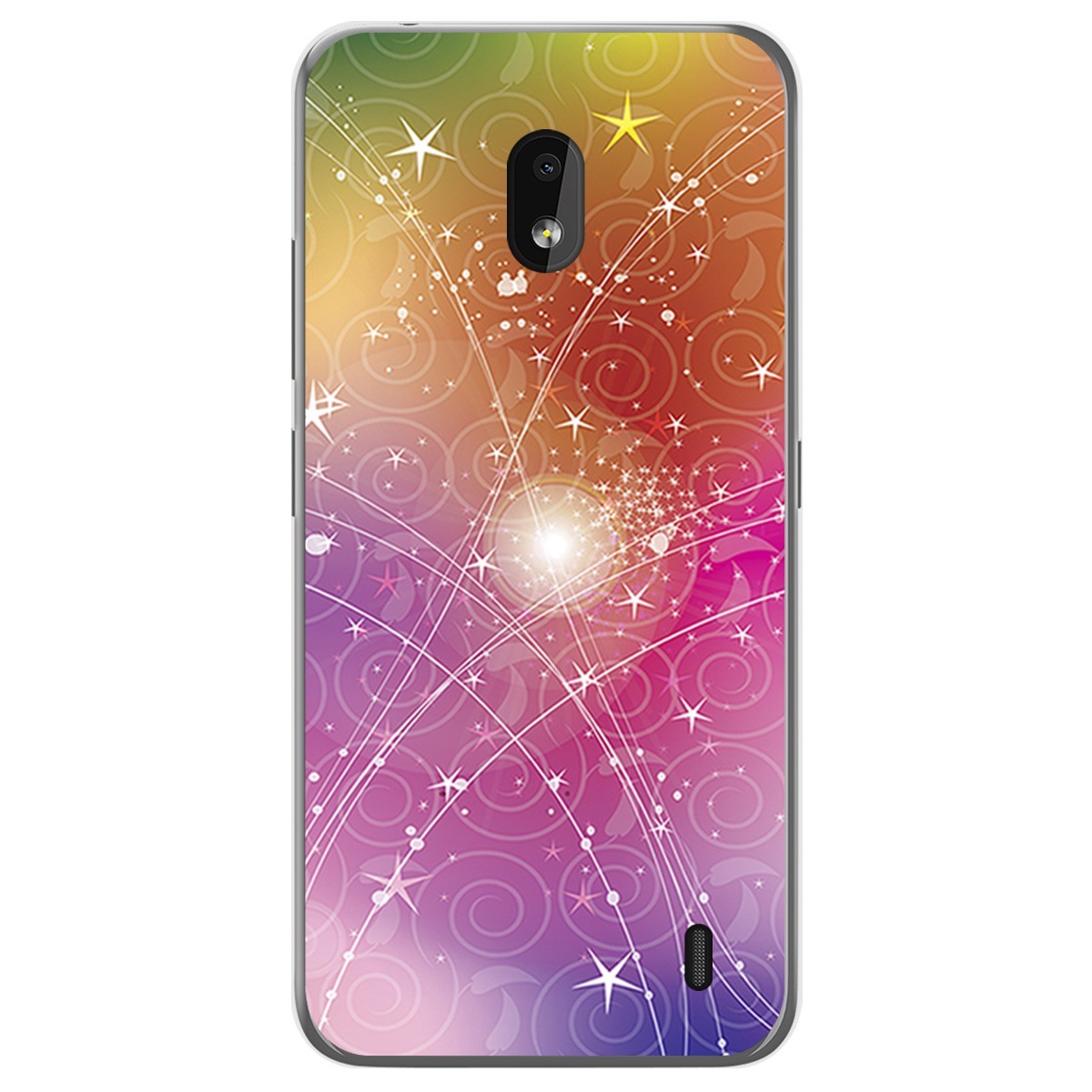 Funda Gel Tpu para Nokia 2.2 diseño Abstracto Dibujos