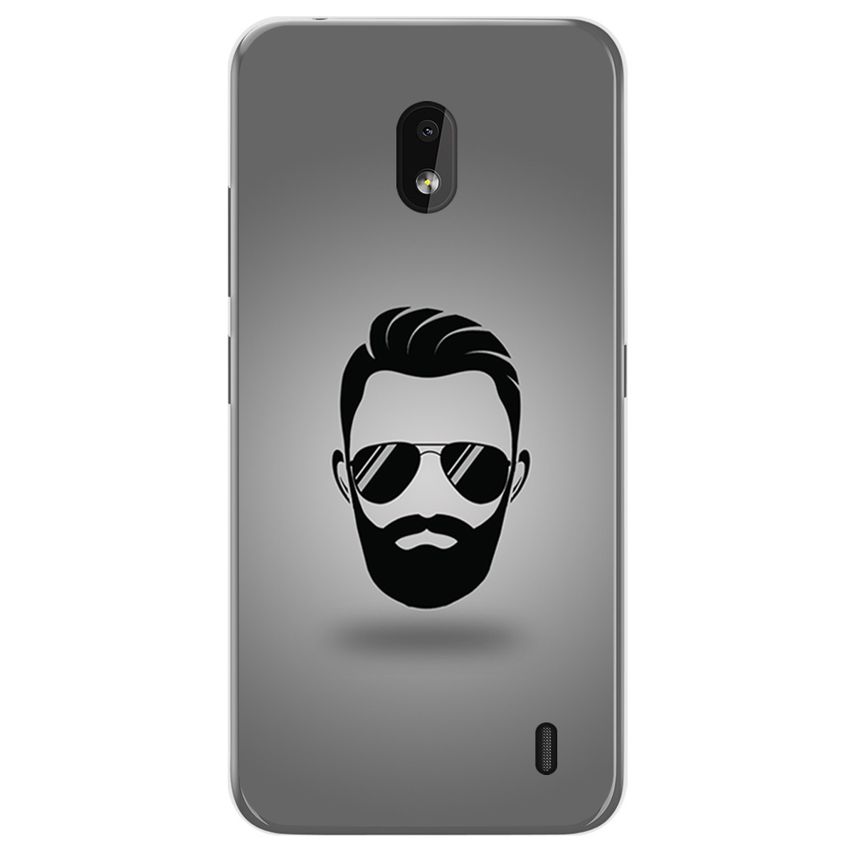 Funda Gel Tpu para Nokia 2.2 diseño Barba Dibujos