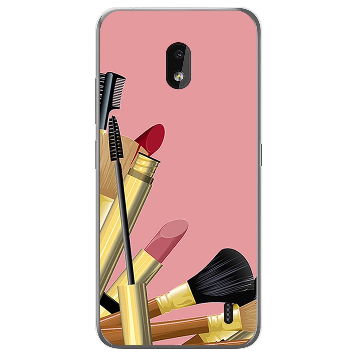 Funda Gel Tpu para Nokia 2.2 diseño Brochas Dibujos