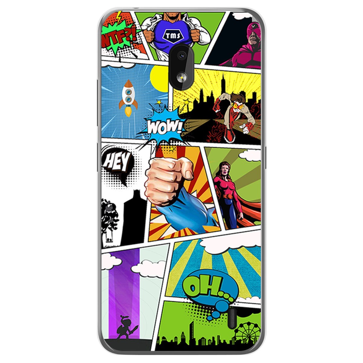 Funda Gel Tpu para Nokia 2.2 diseño Comic Dibujos