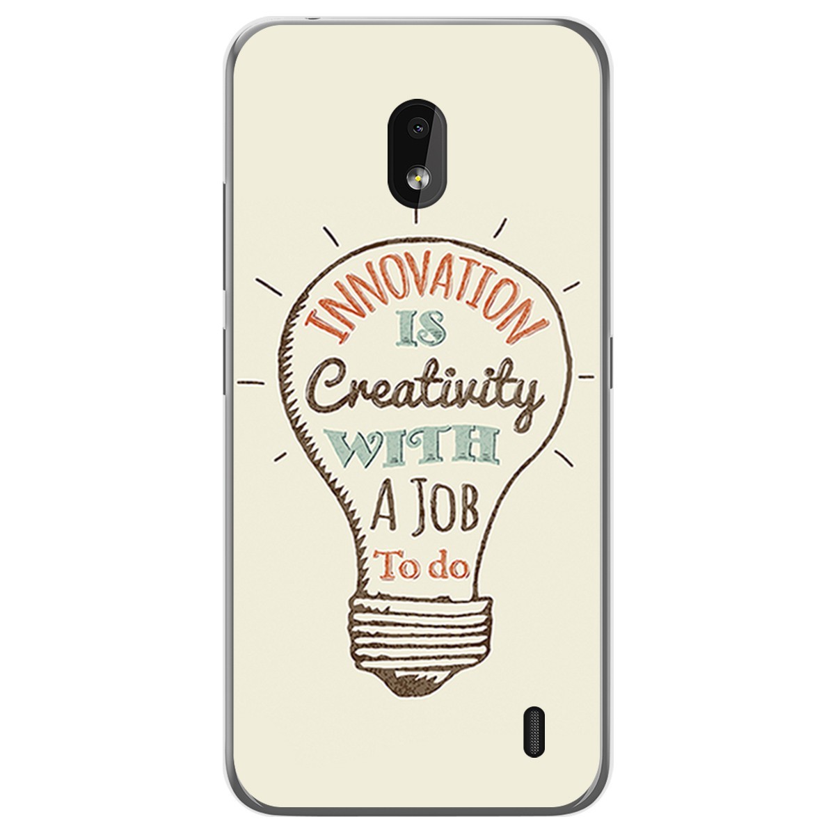 Funda Gel Tpu para Nokia 2.2 diseño Creativity Dibujos