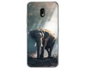 Funda Gel Tpu para Nokia 2.2 diseño Elefante Dibujos